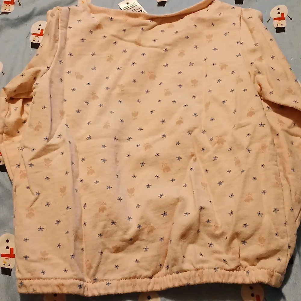 Carters Pink Swan Sweatshirt 2T
